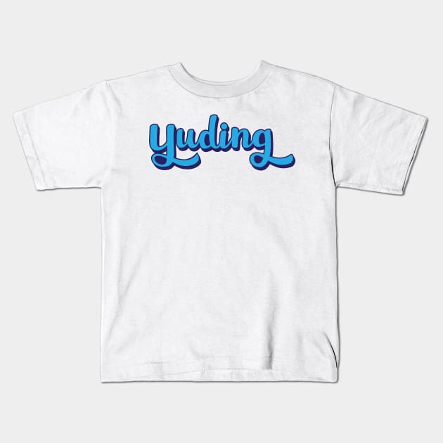 Izone Ahn Yujin Yuding Kids T-Shirt by Oricca